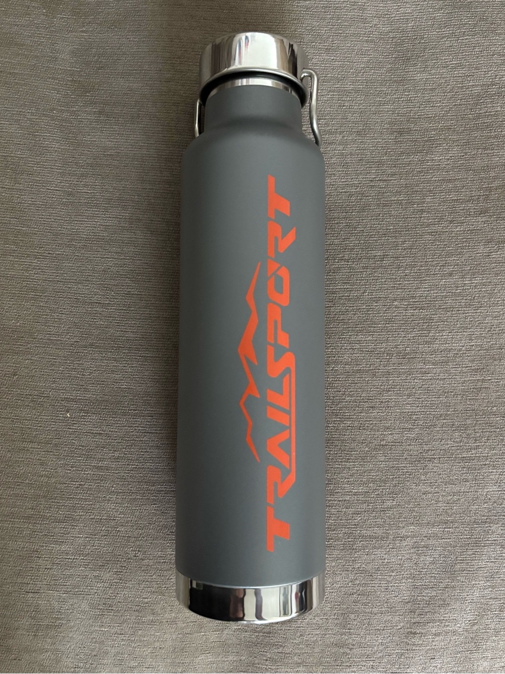 Honda TrailSport Grey & Orange Insulated Water Bottle